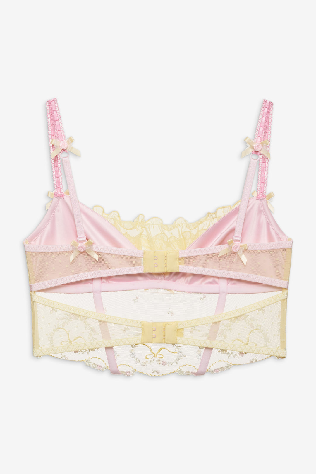 Sunny Bouquet Bustier — Multi Yellow