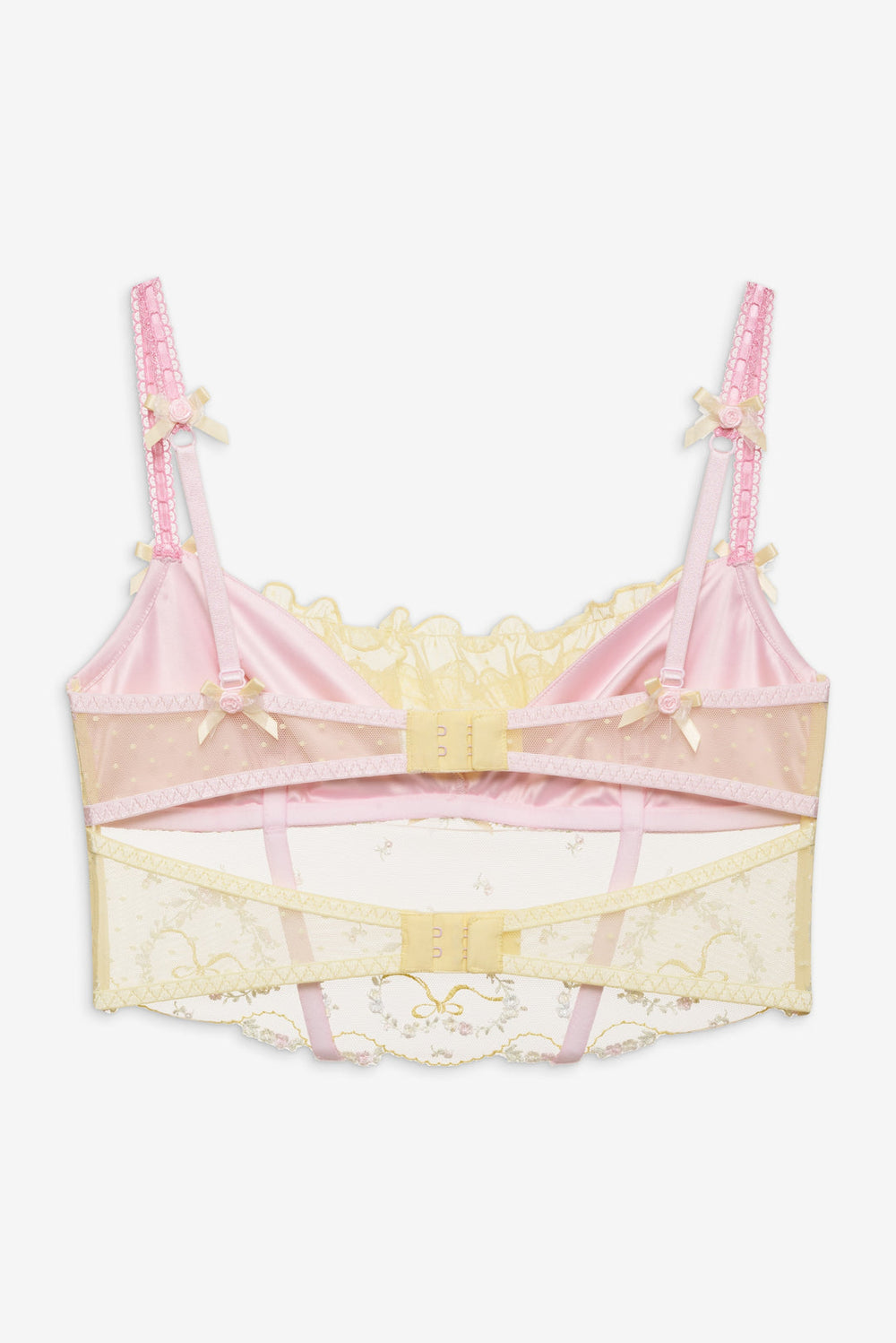 Sunny Bouquet Bustier — Multi Yellow