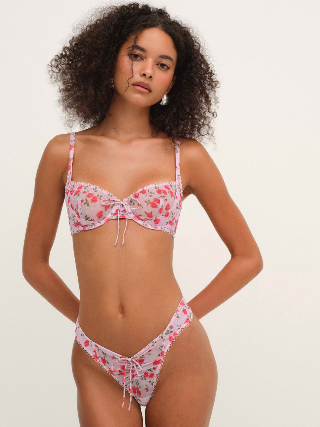 Lottie Underwire Bra — Pink