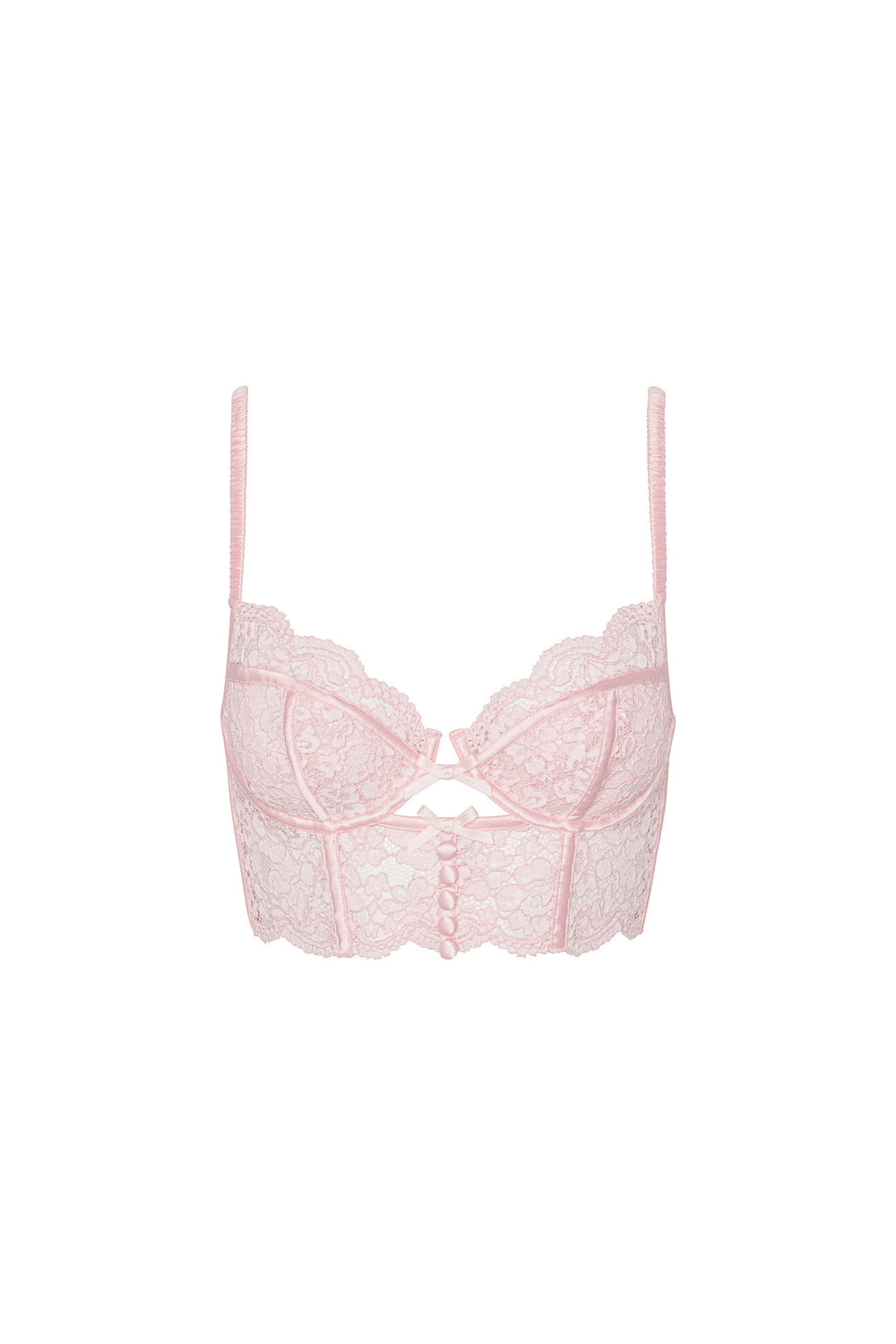 Creamsicle Lace Underwire Bra — Pink