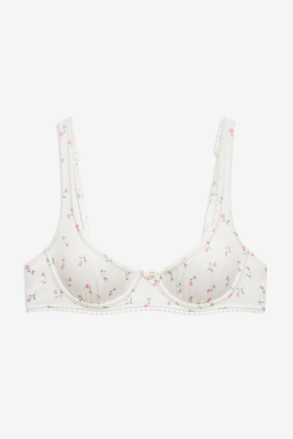 Elliana Underwire Bra — White