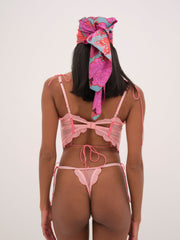 Seashell Bustier — Pink