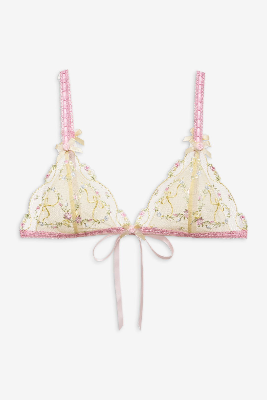 Sunny Bouquet Bralette — Multi Yellow