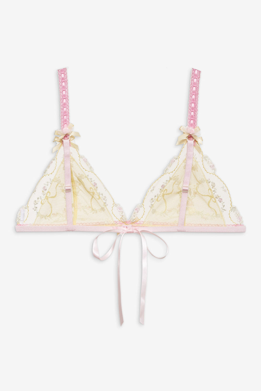 Sunny Bouquet Bralette — Multi Yellow