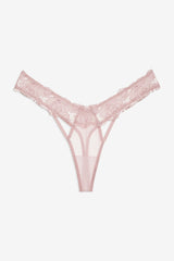 Blissful Blooms Thong Panty — Pink