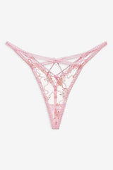 Dainty Daphne Thong Panty — Pink