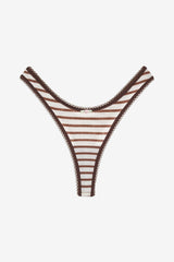 Bella Thong Panty — Brown