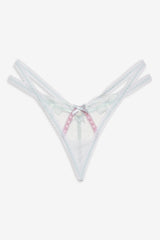 Billie Bow Thong Panty — Mint