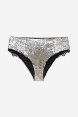 Maia High-waist Panty — Silver
