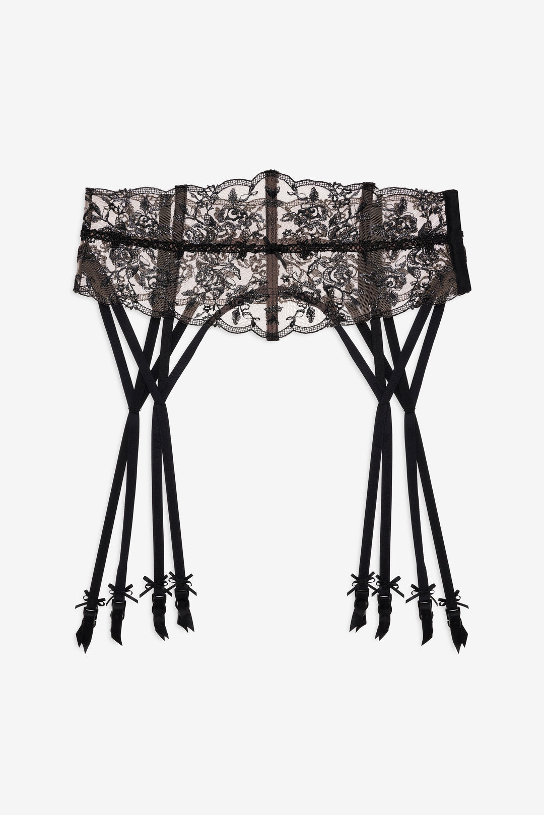Sonia Garter Belt — Black