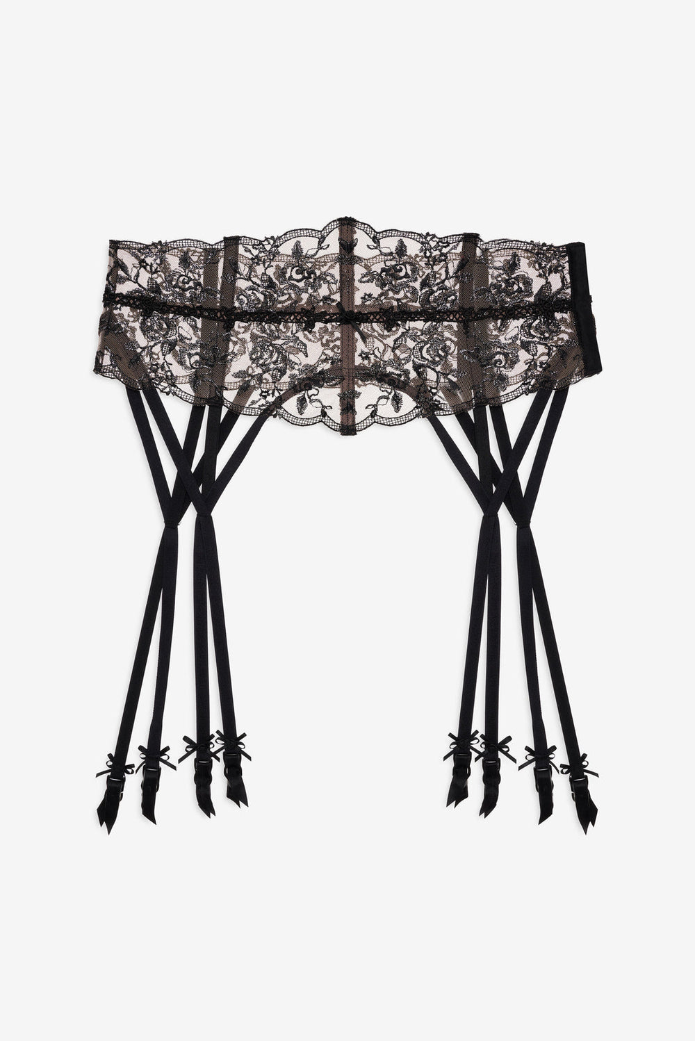 Sonia Garter Belt — Black