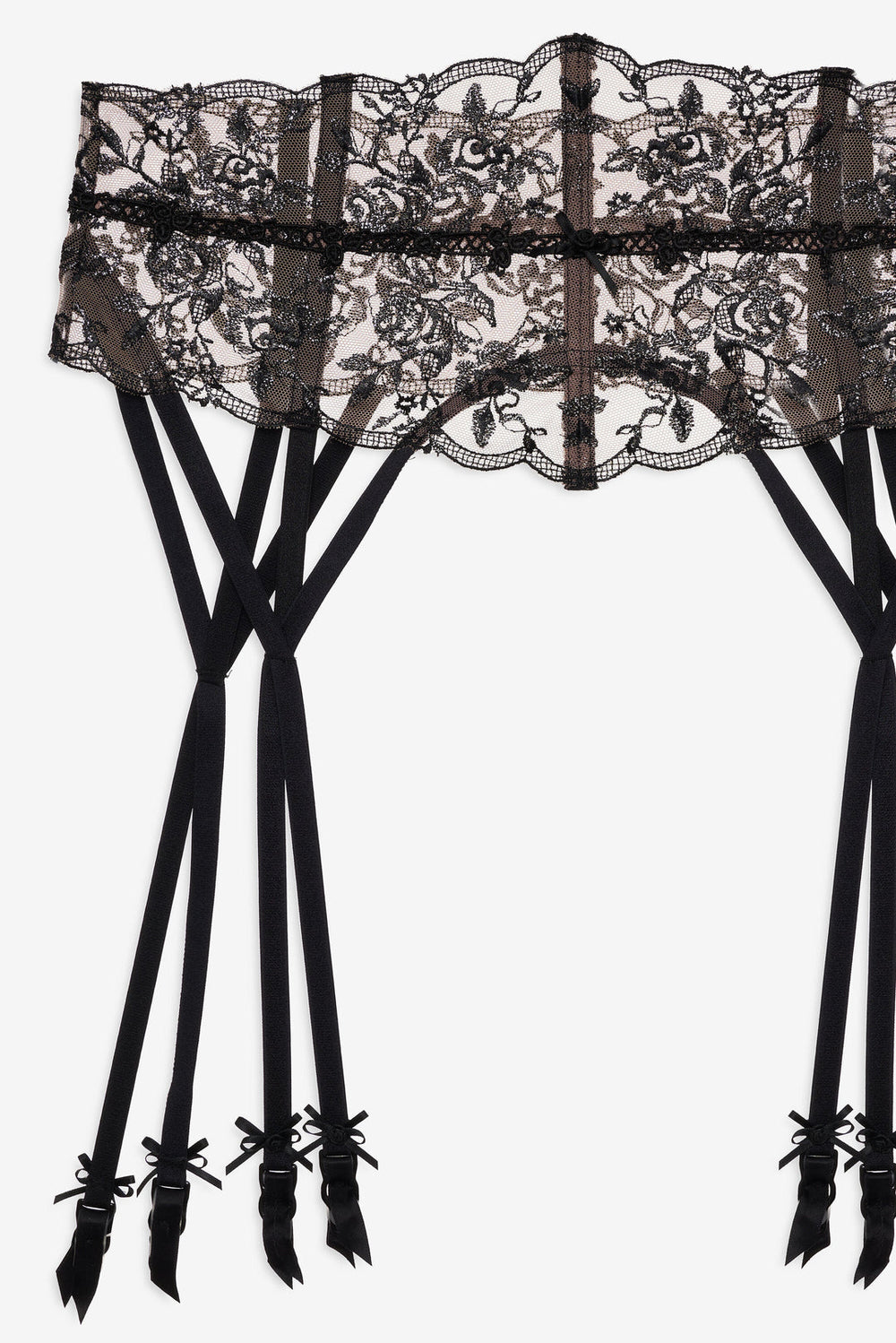 Sonia Garter Belt — Black