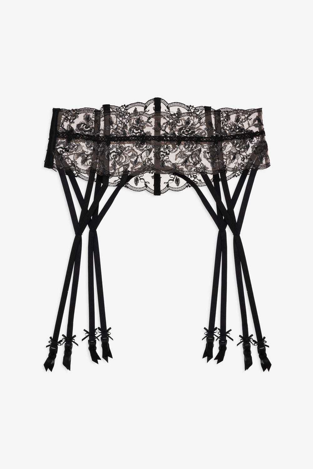 Sonia Garter Belt — Black