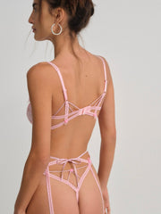 Dainty Daphne Garter Belt — Pink