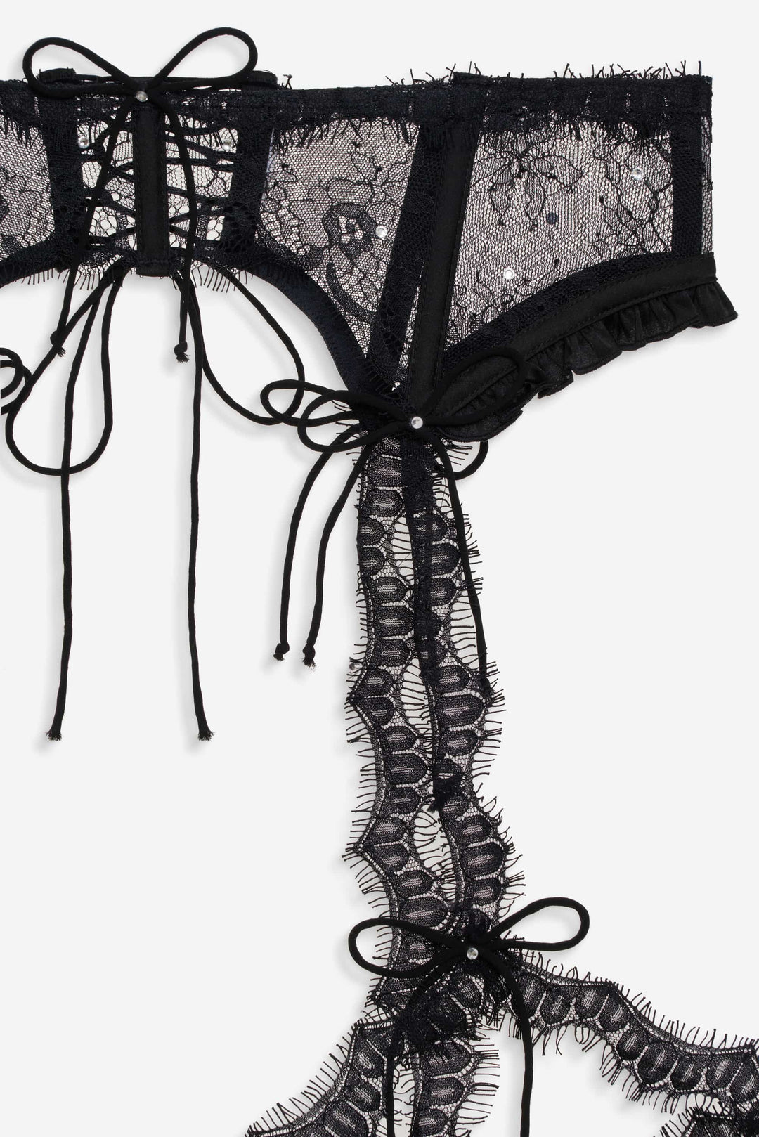 Sonja Garter Belt — Black