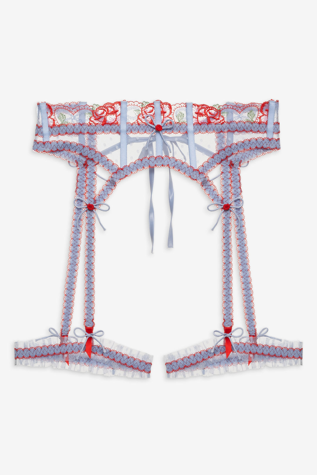 First Crush Garter — Blue