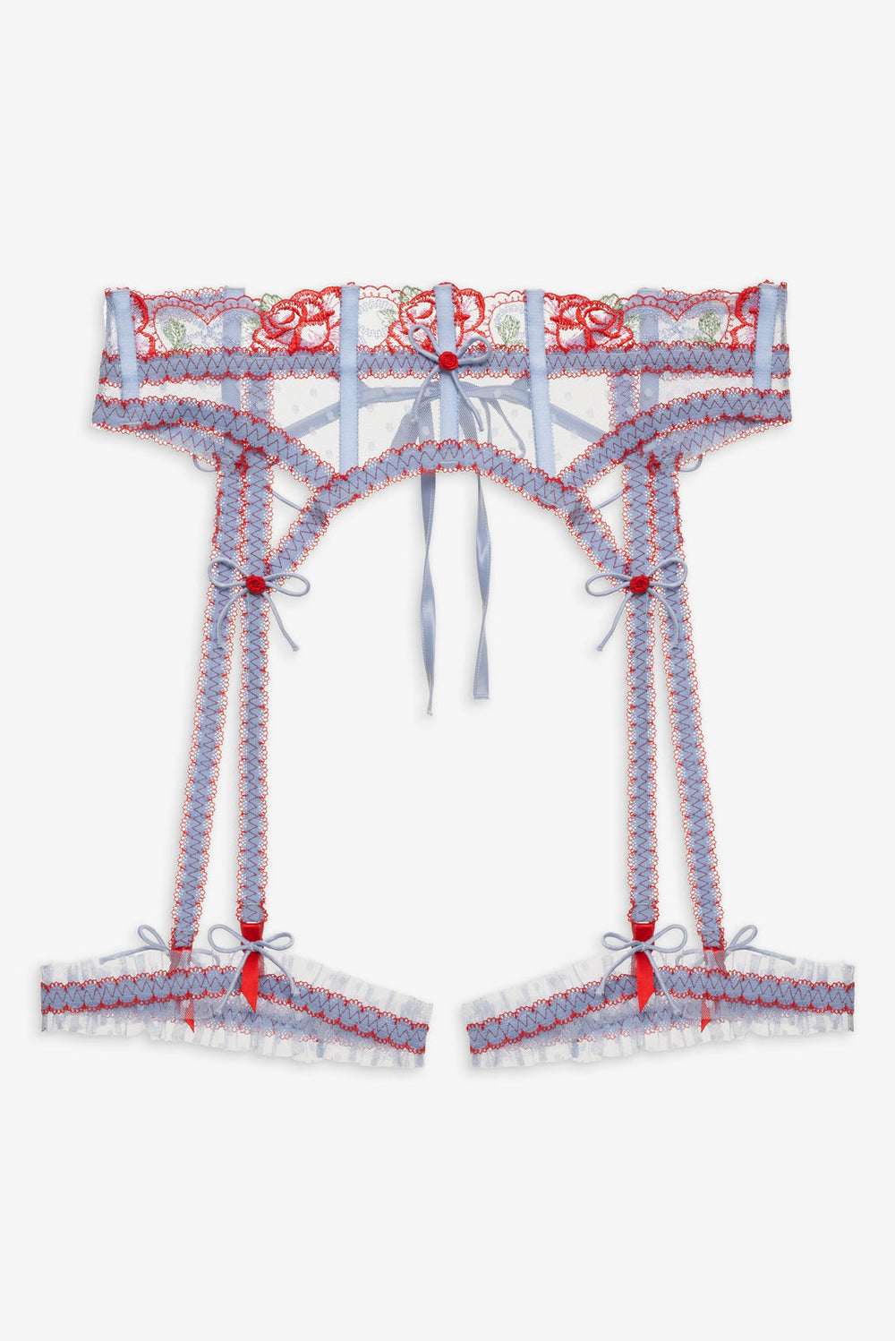 First Crush Garter — Blue