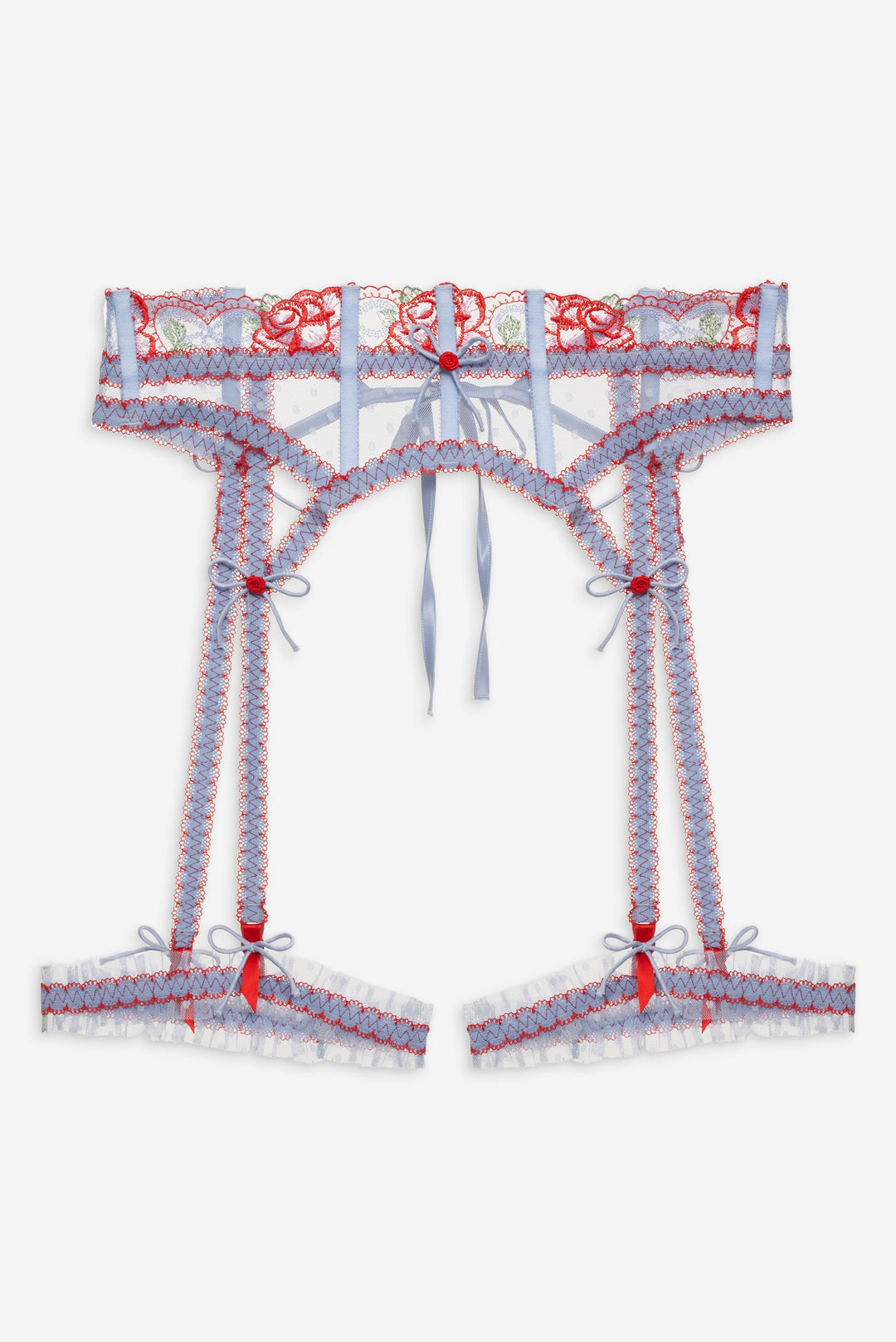 First Crush Garter — Blue