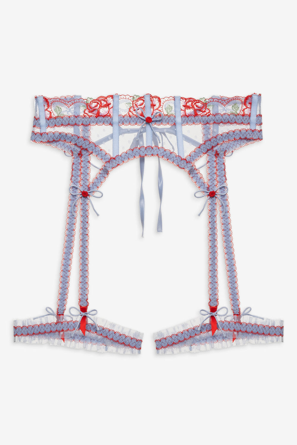First Crush Garter — Blue