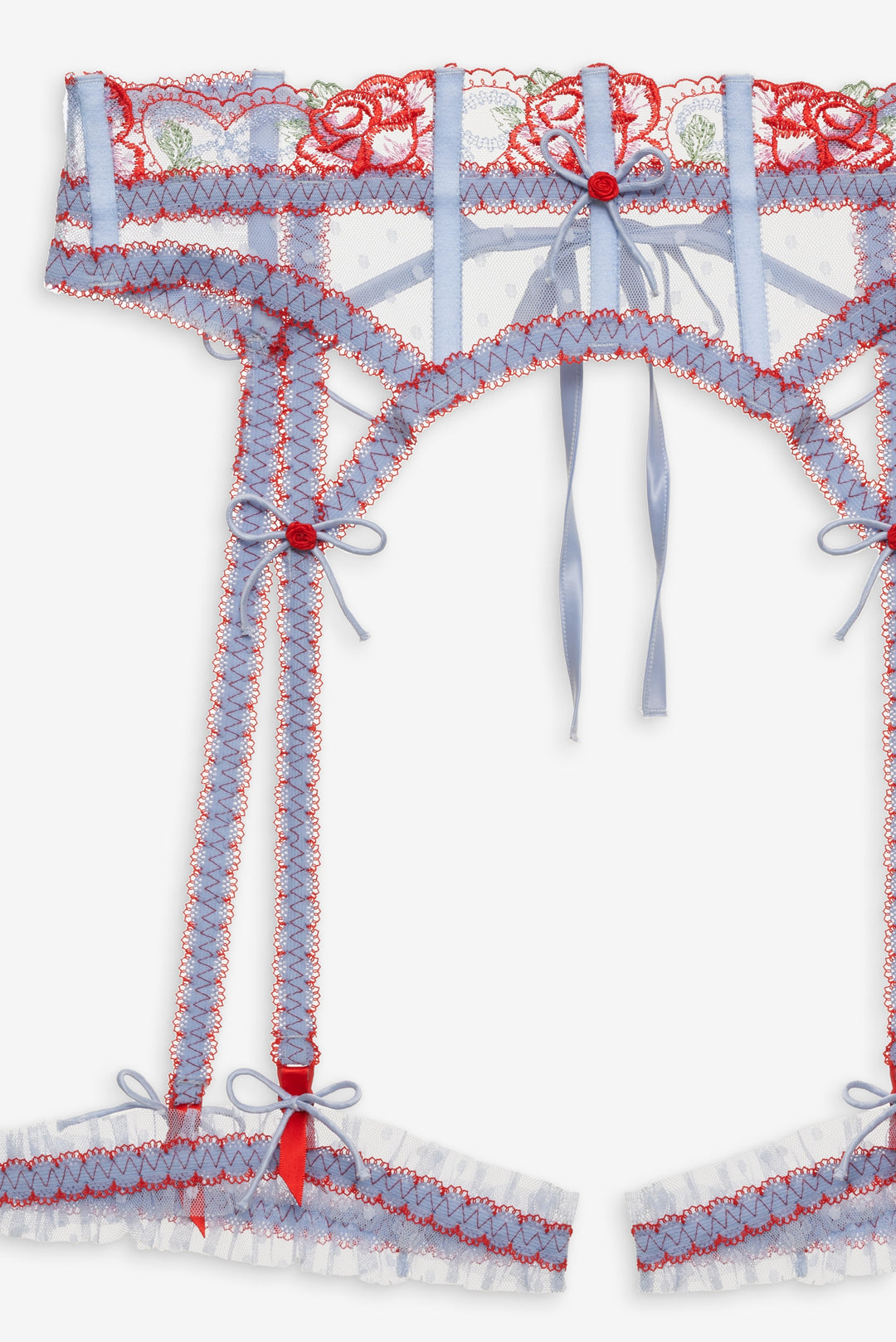 First Crush Garter — Blue