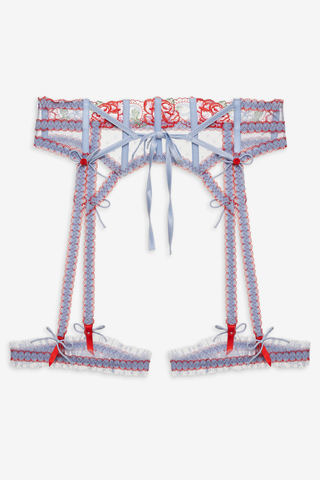 First Crush Garter — Blue