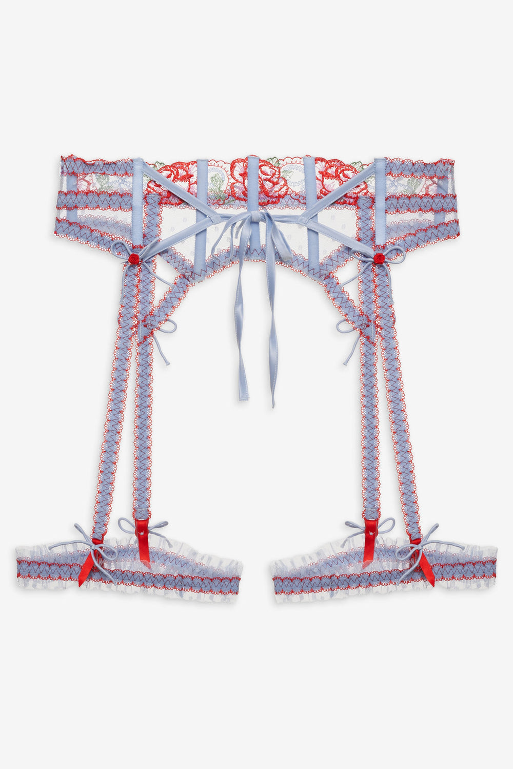 First Crush Garter — Blue