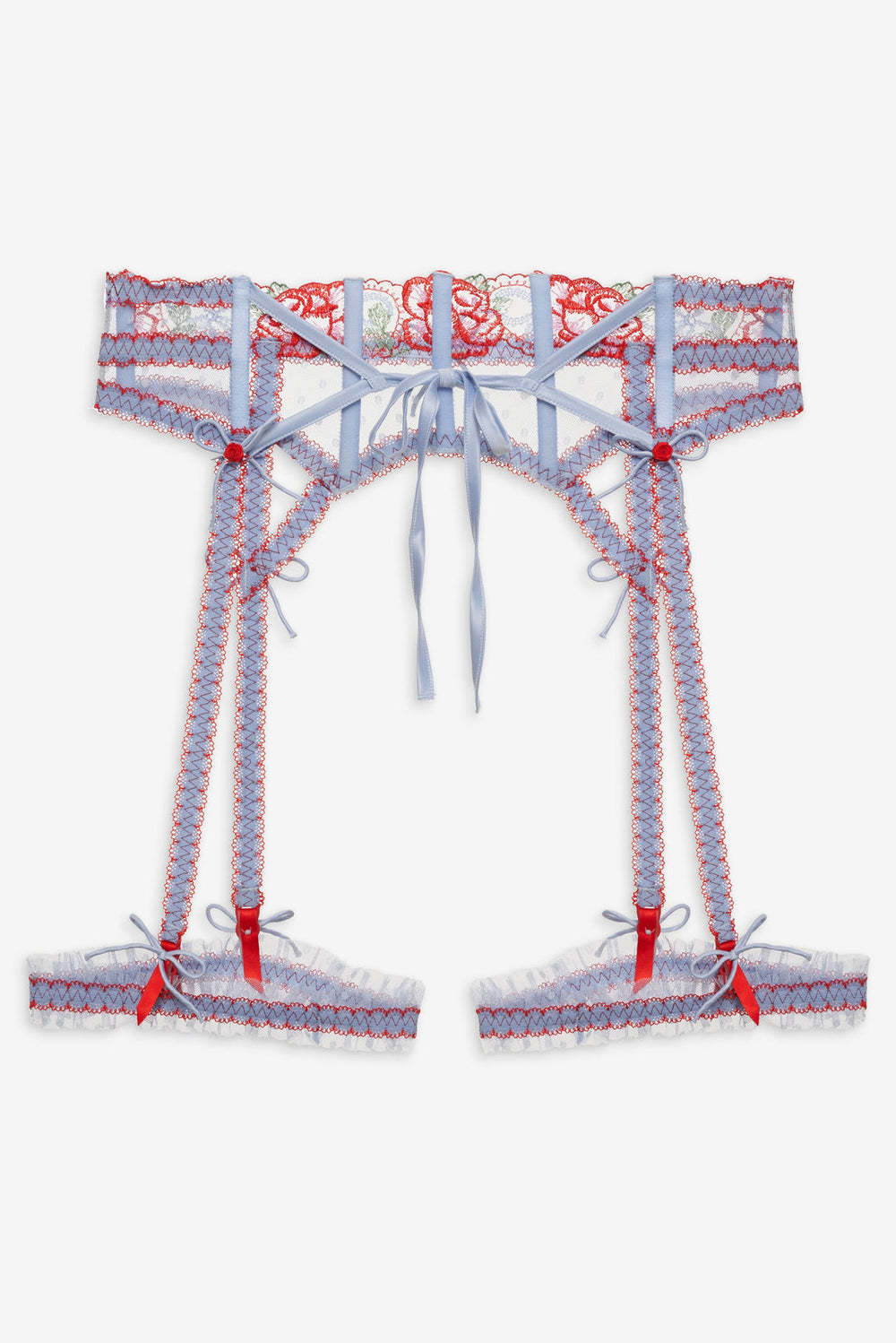 First Crush Garter — Blue