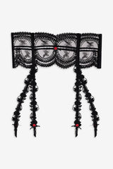 Roxanne Garter Belt — Black