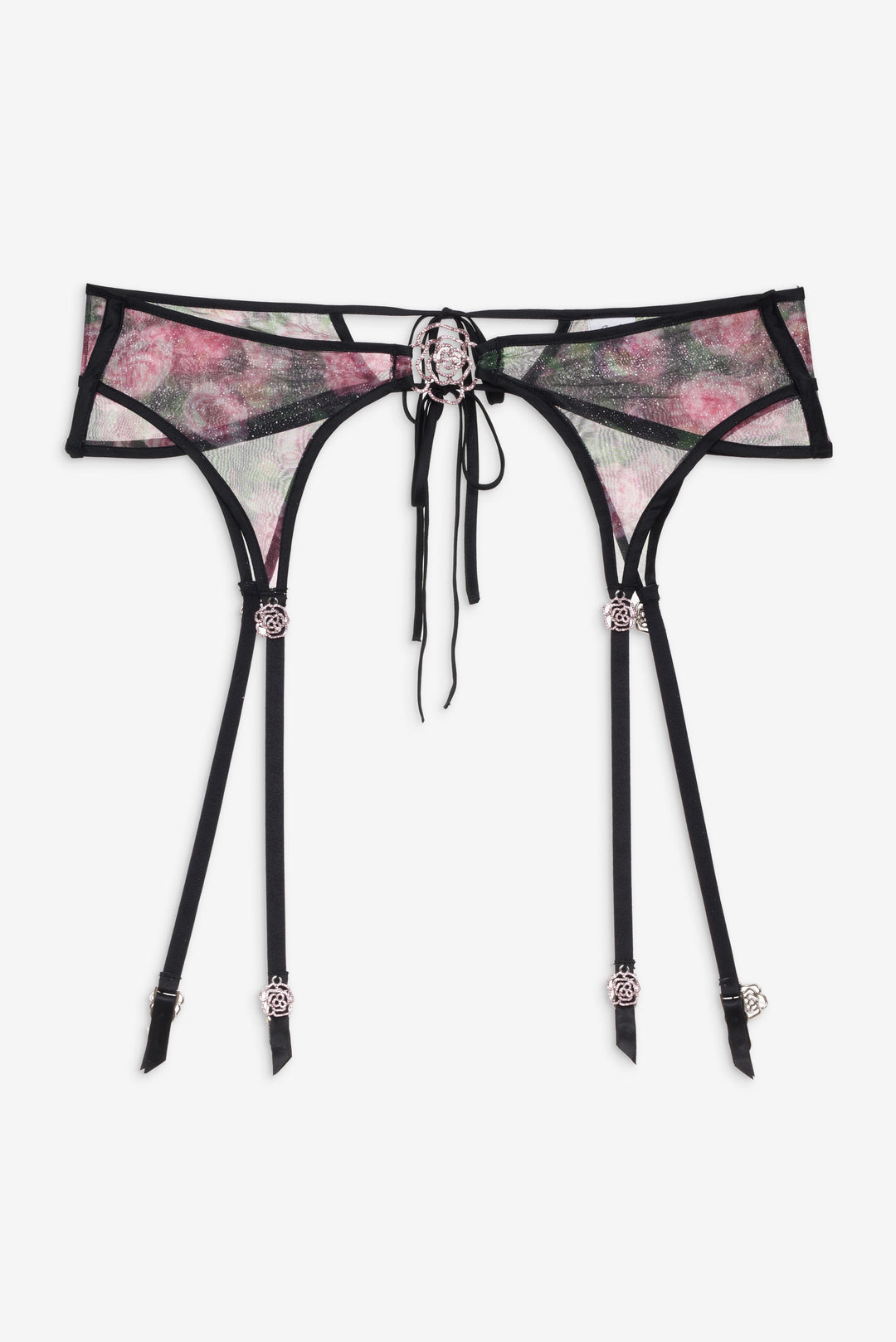 Ciara Garter Belt — Black