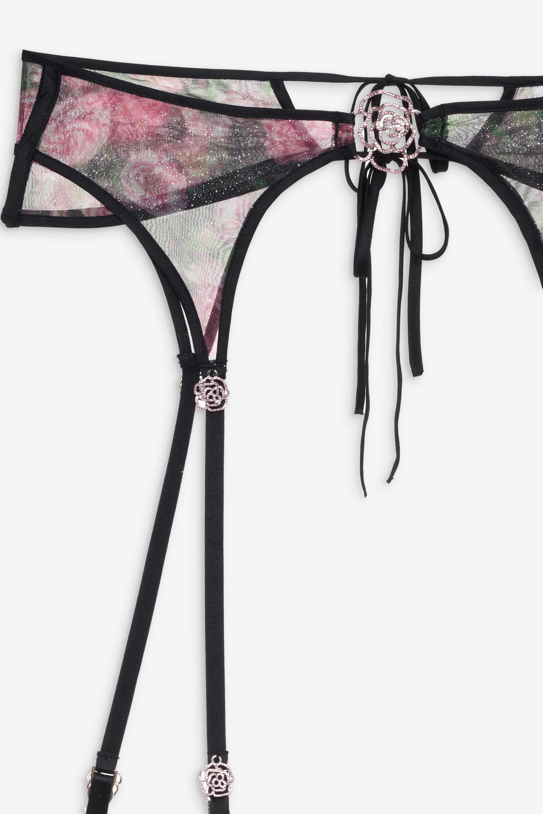 Ciara Garter Belt — Black