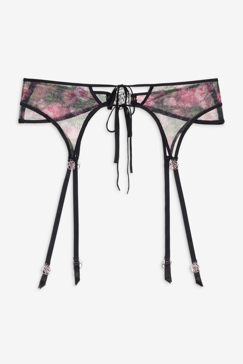 Ciara Garter Belt — Black