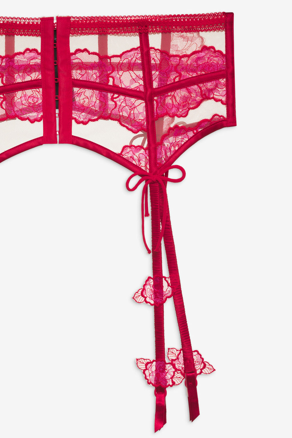 Cordelia Garter Belt — Red