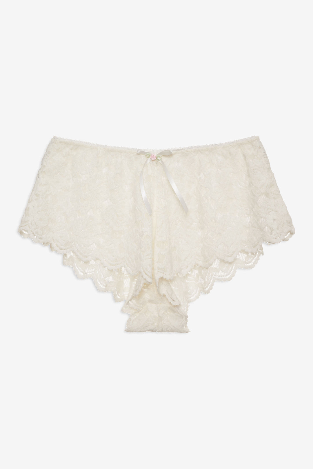 Cloud Lace Short — White
