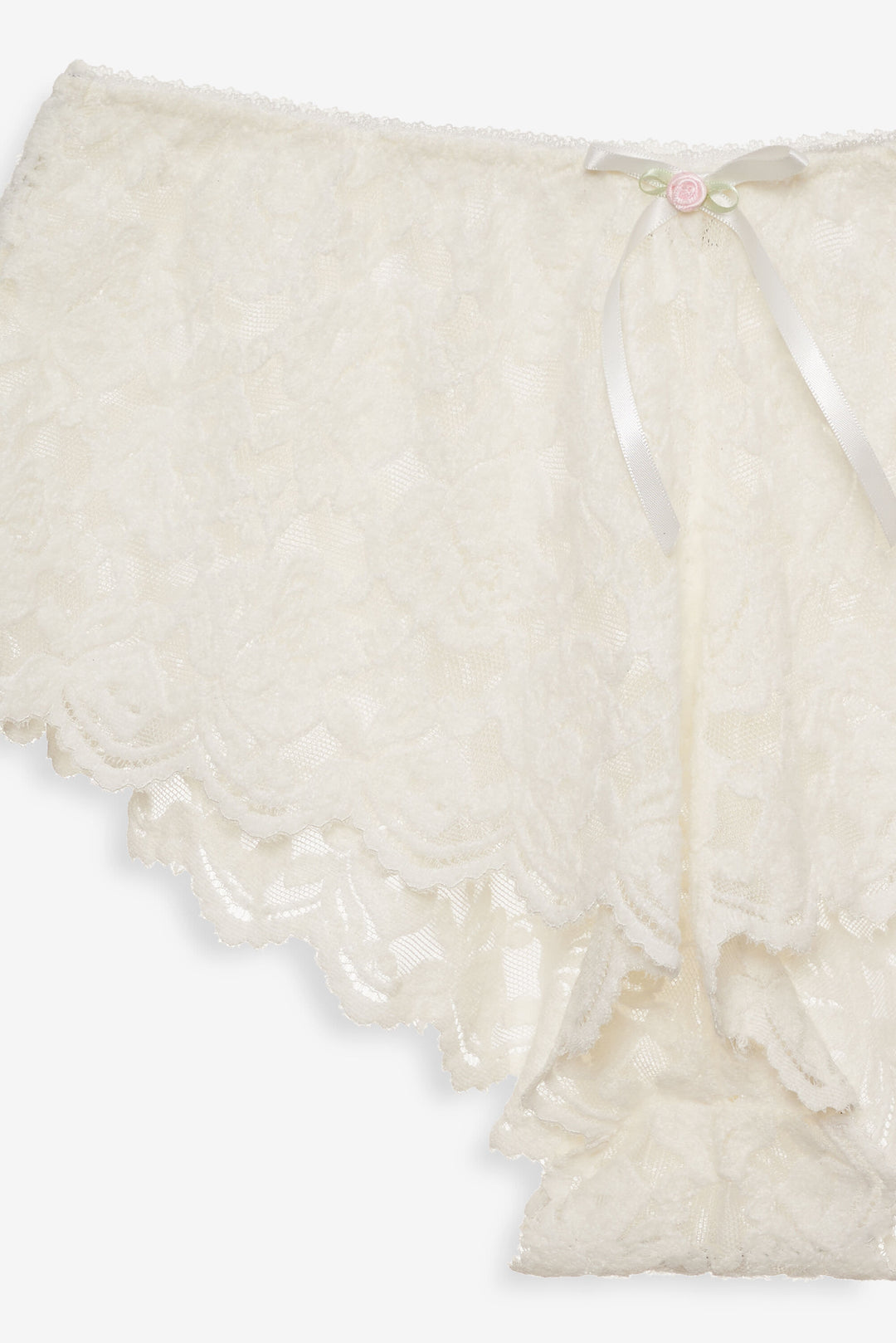 Cloud Lace Short — White
