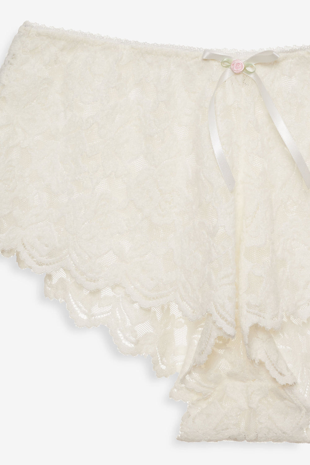 Cloud Lace Short — White