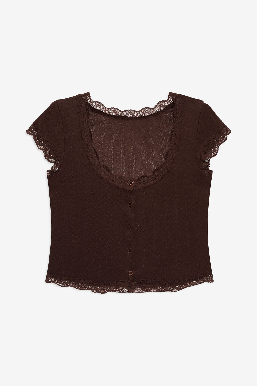 Elliana Sleep Top — Chocolate