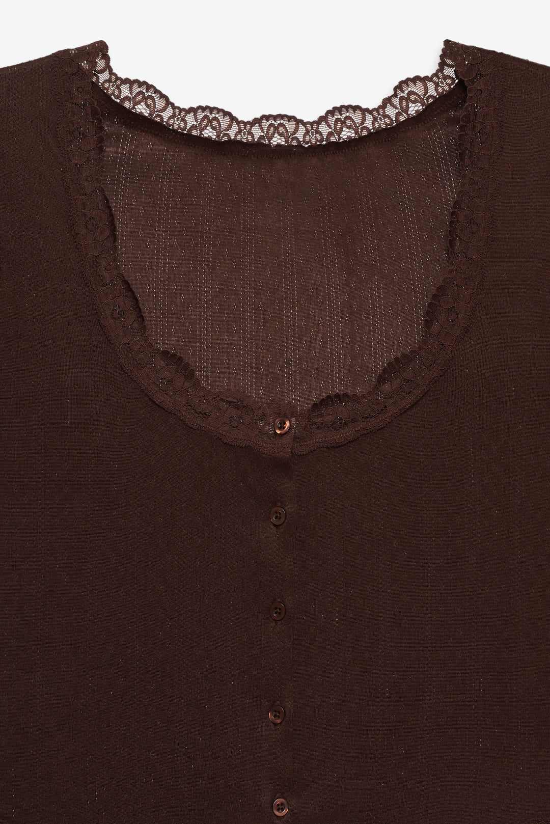 Elliana Sleep Top — Chocolate