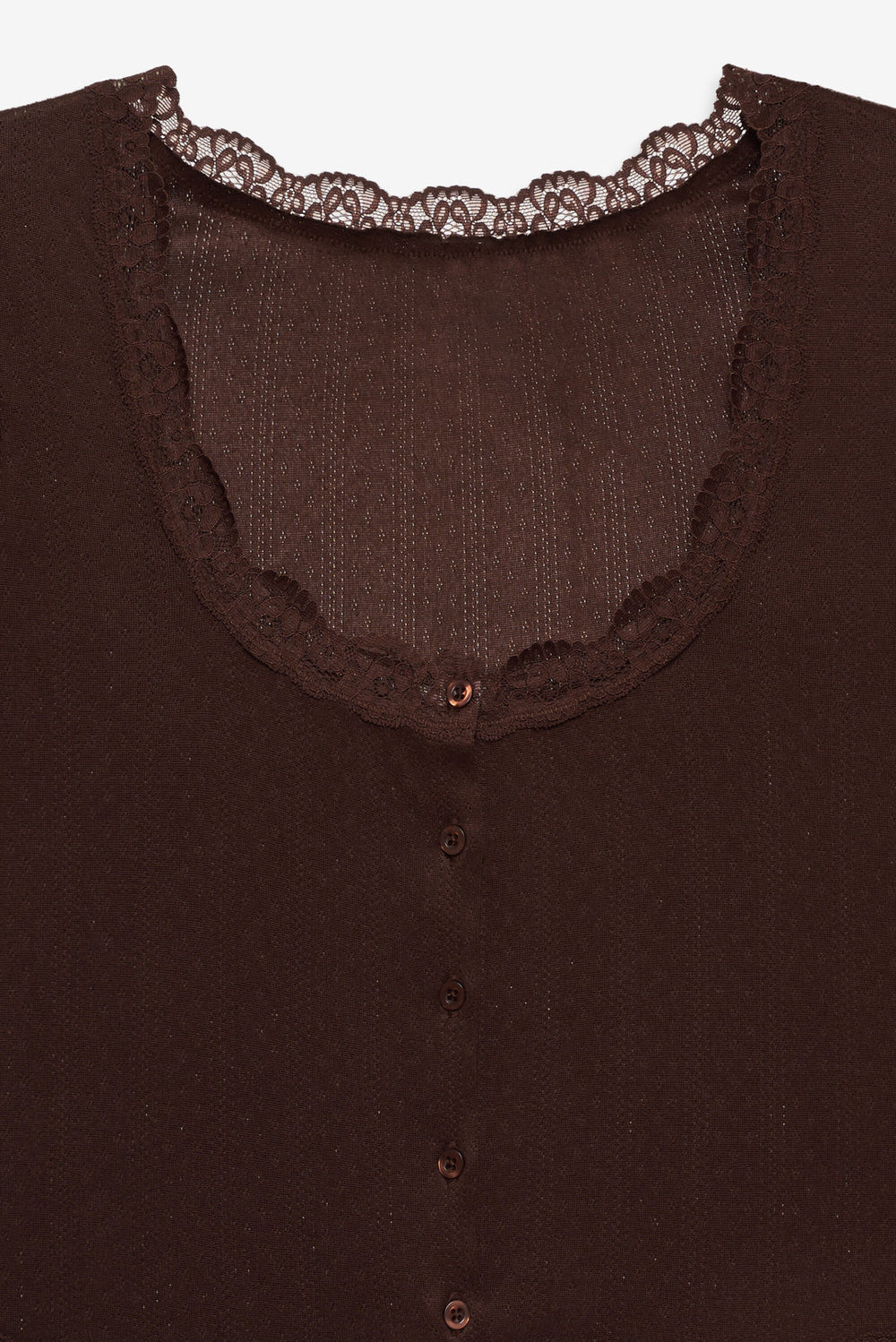 Elliana Sleep Top — Chocolate