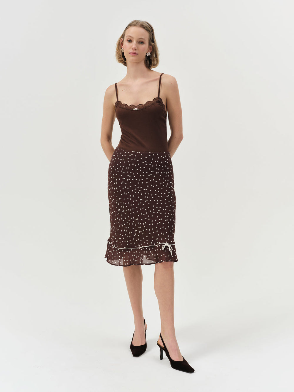 Elliana Bodysuit — Chocolate