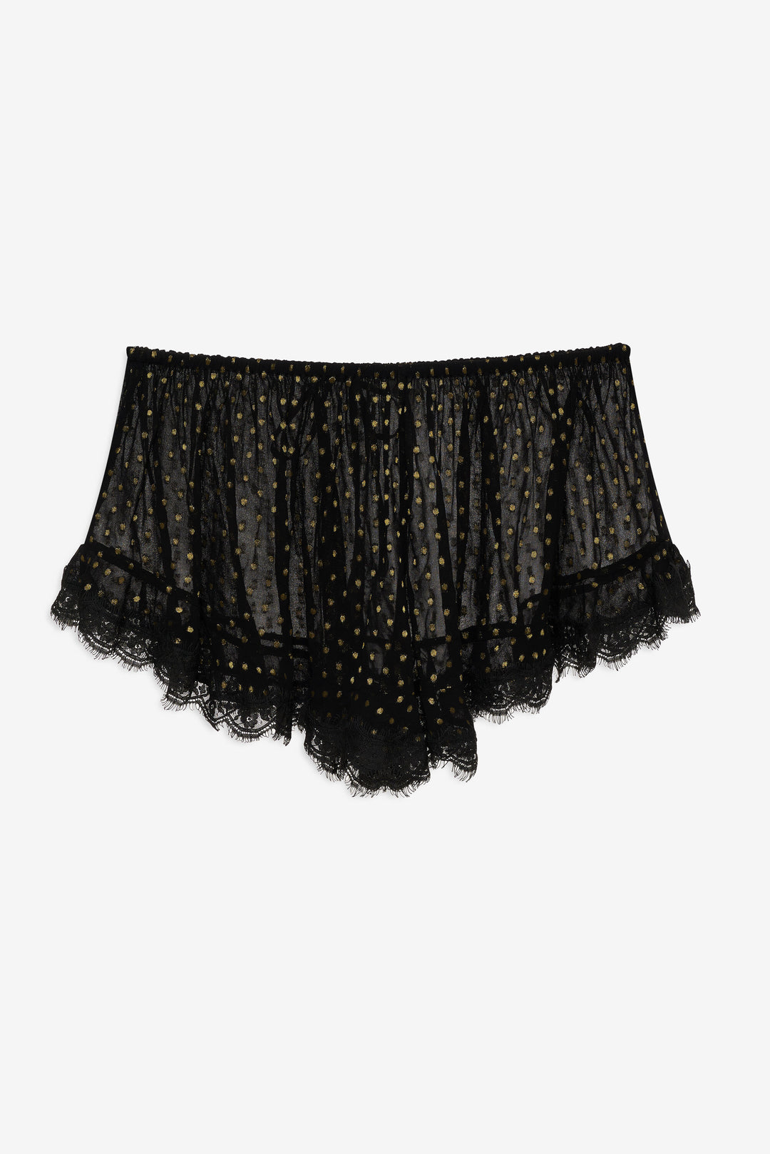 Liz Lurex Dot Short — Black