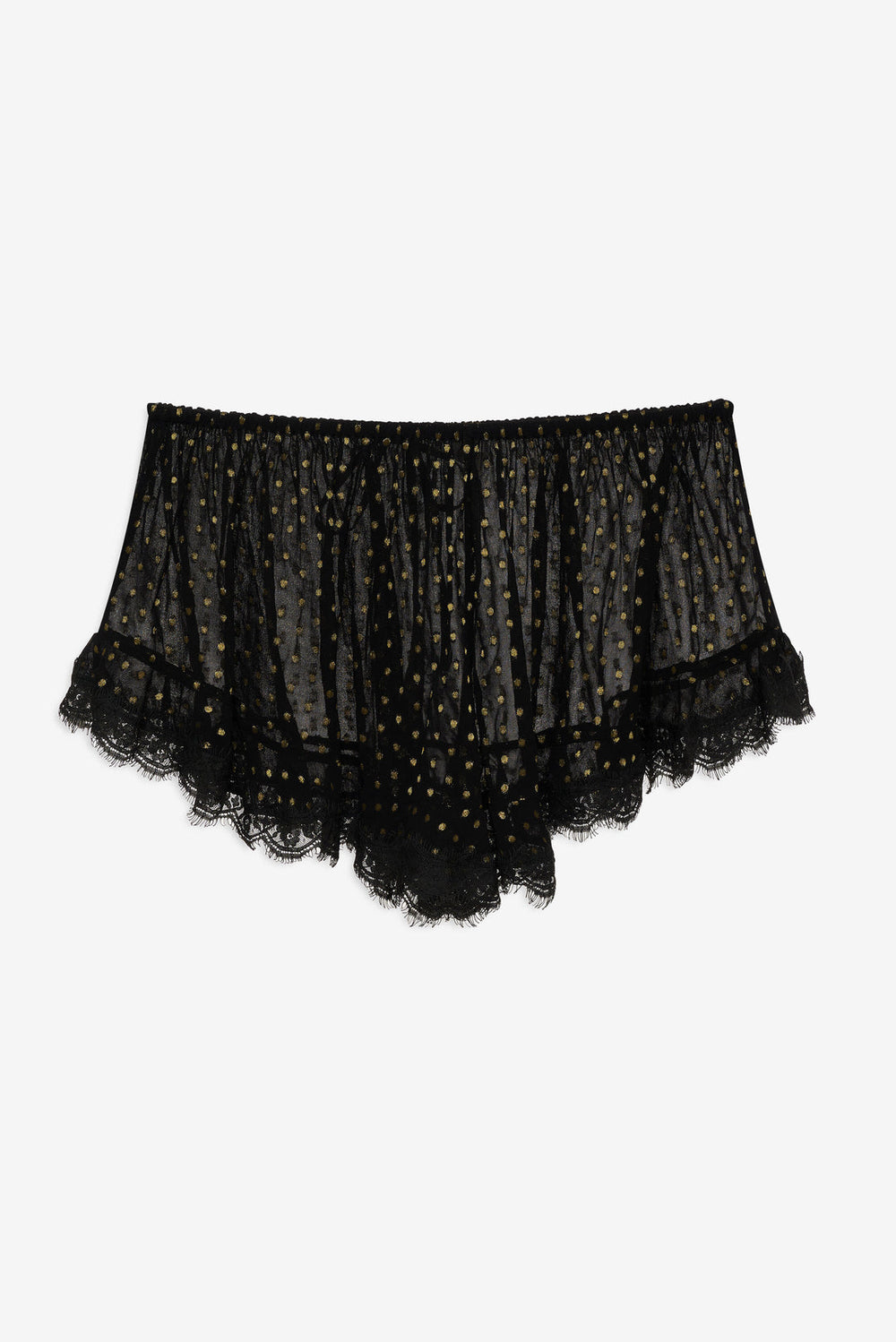 Liz Lurex Dot Short — Black