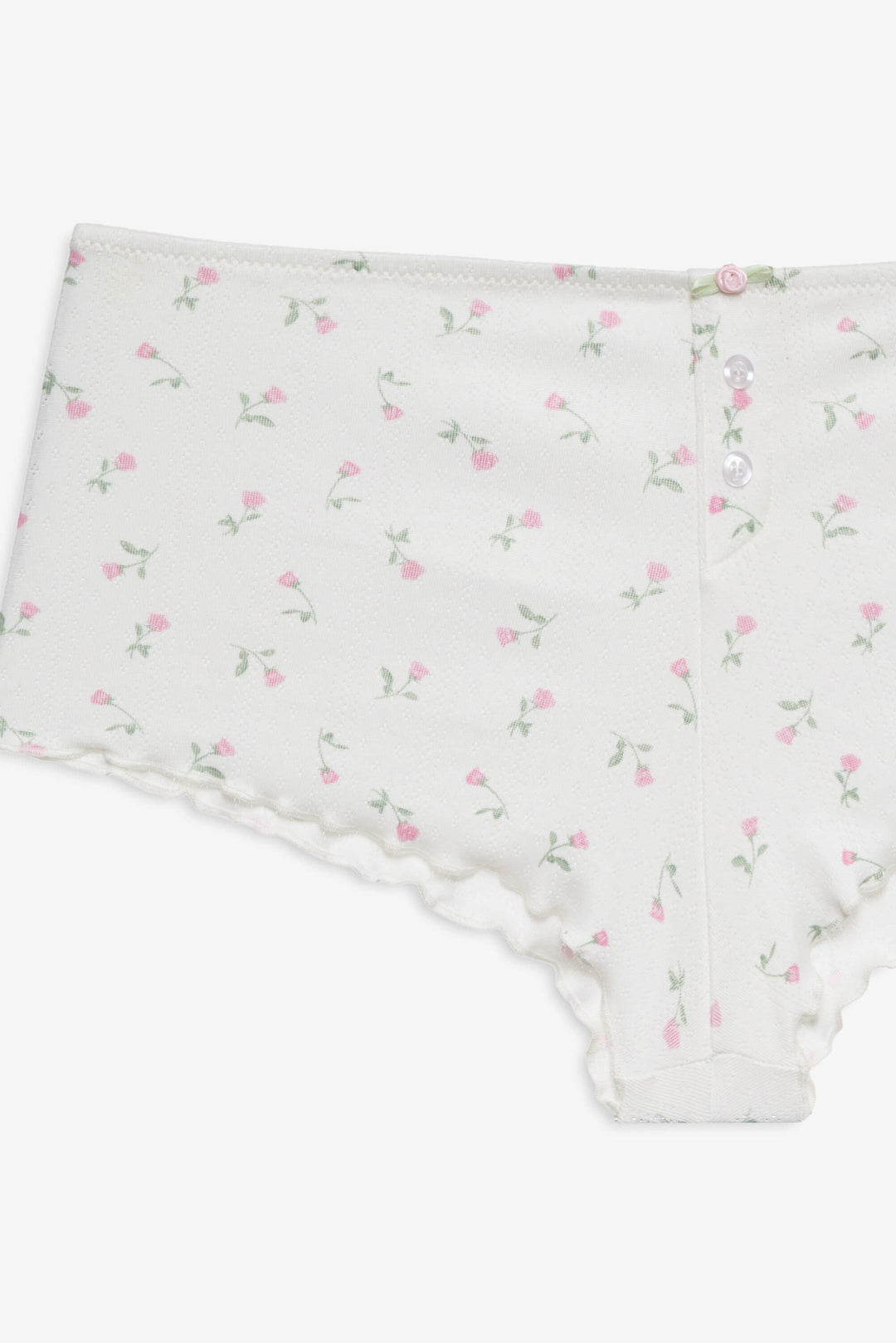 Elliana Sleep Short — White