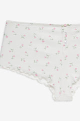 Elliana Sleep Short — White