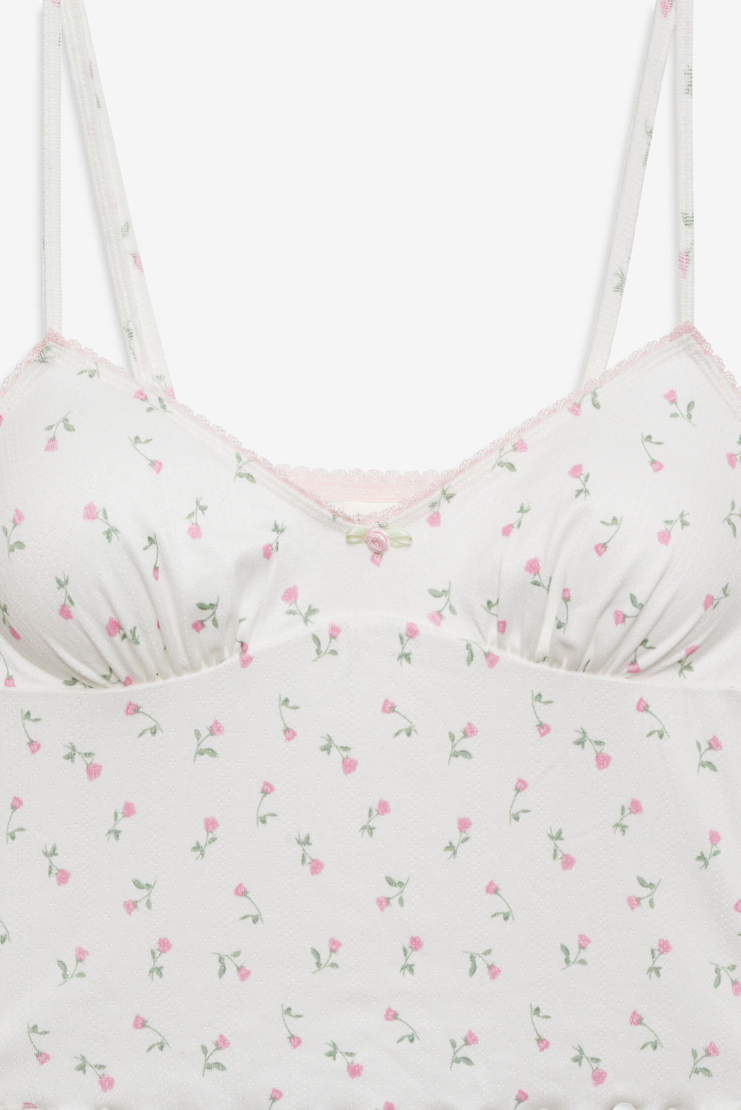 Elliana Sleep Top — White