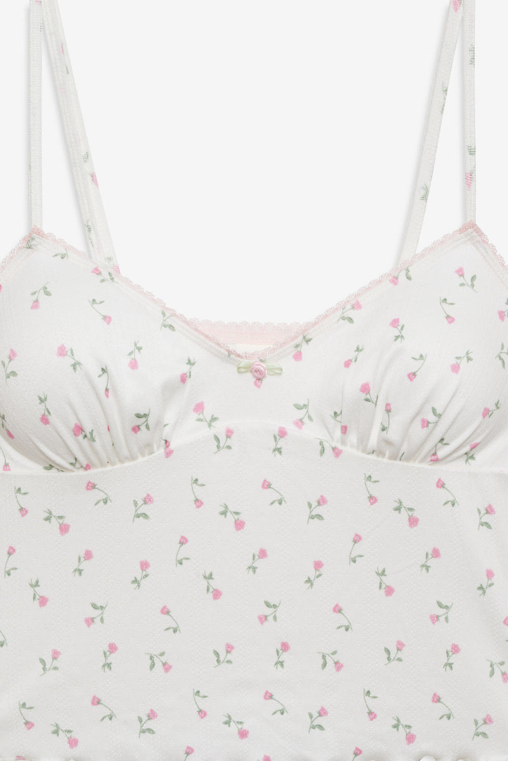 Elliana Sleep Top — White