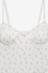 Elliana Sleep Top — White