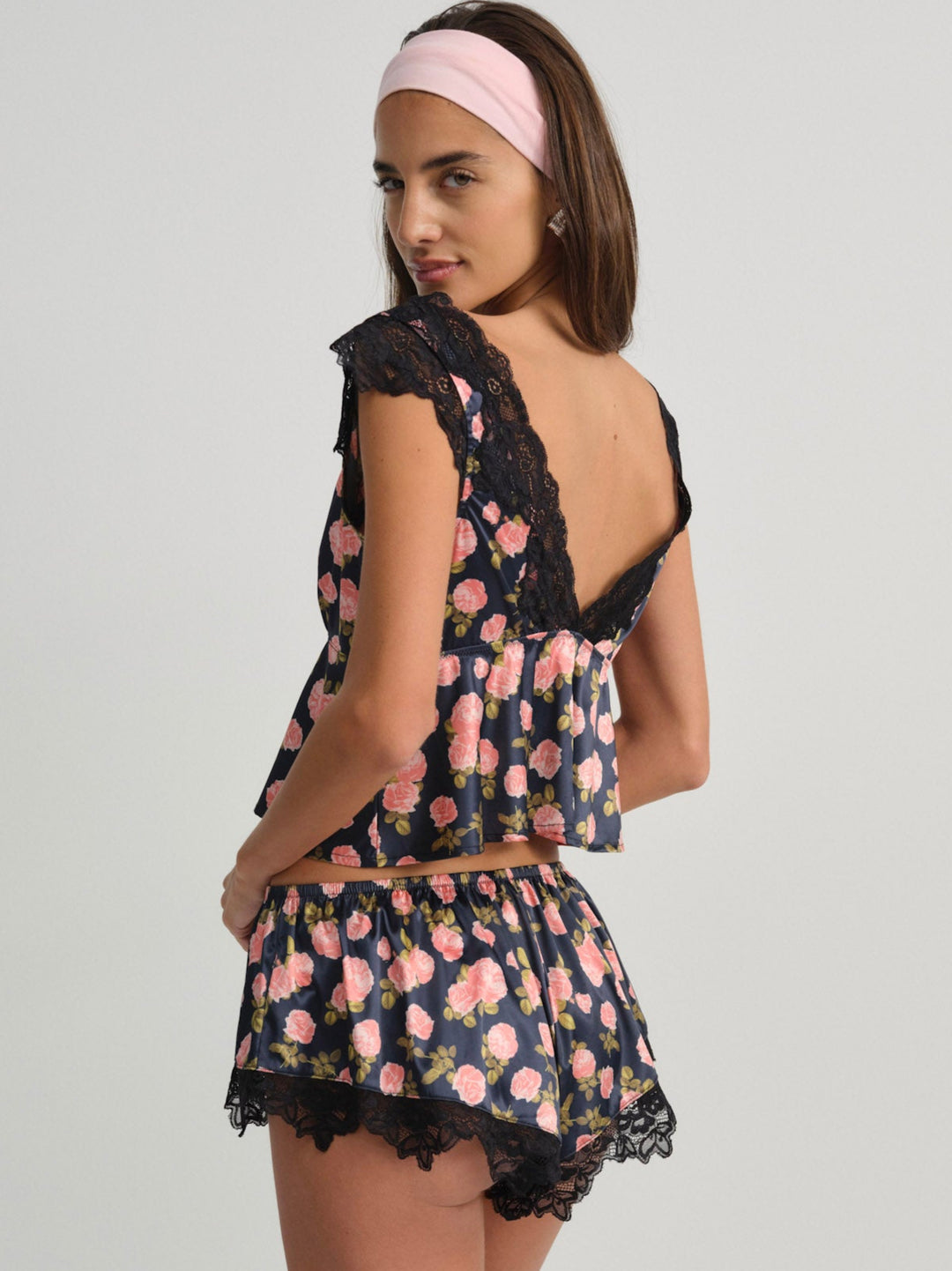 Kayla Sleep Top — Navy