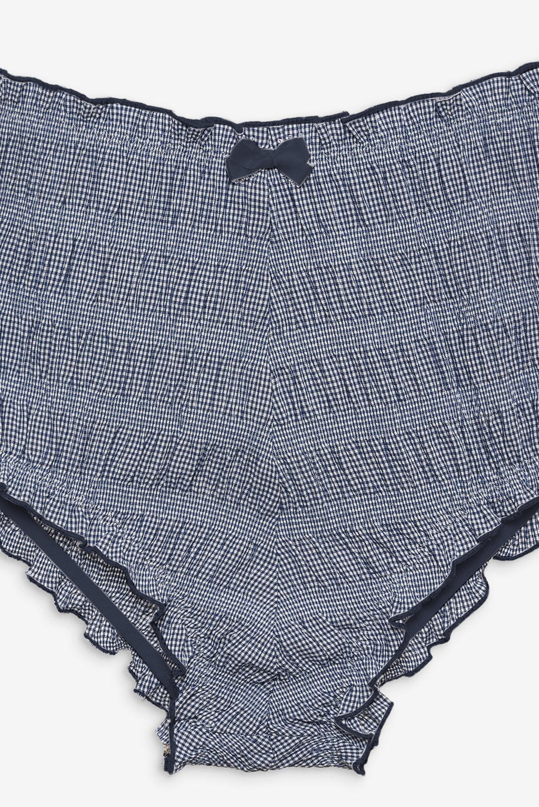 Denim Hearts Bloomer Short — Blue
