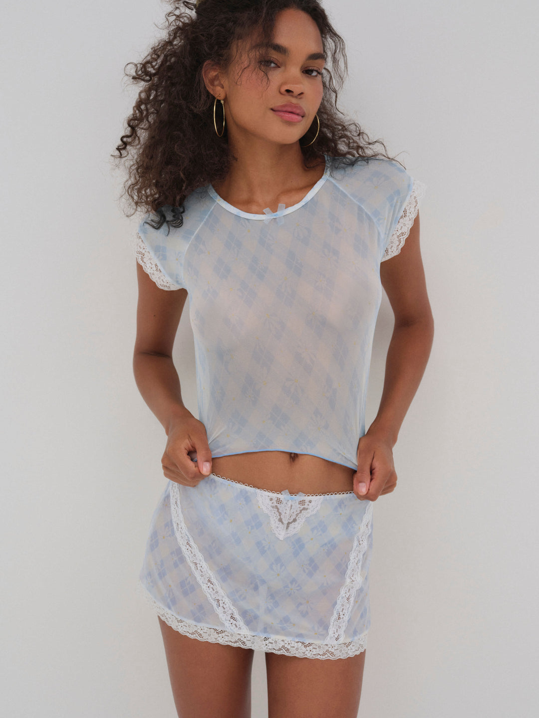 Dee Dee Daisy Tee — Blue