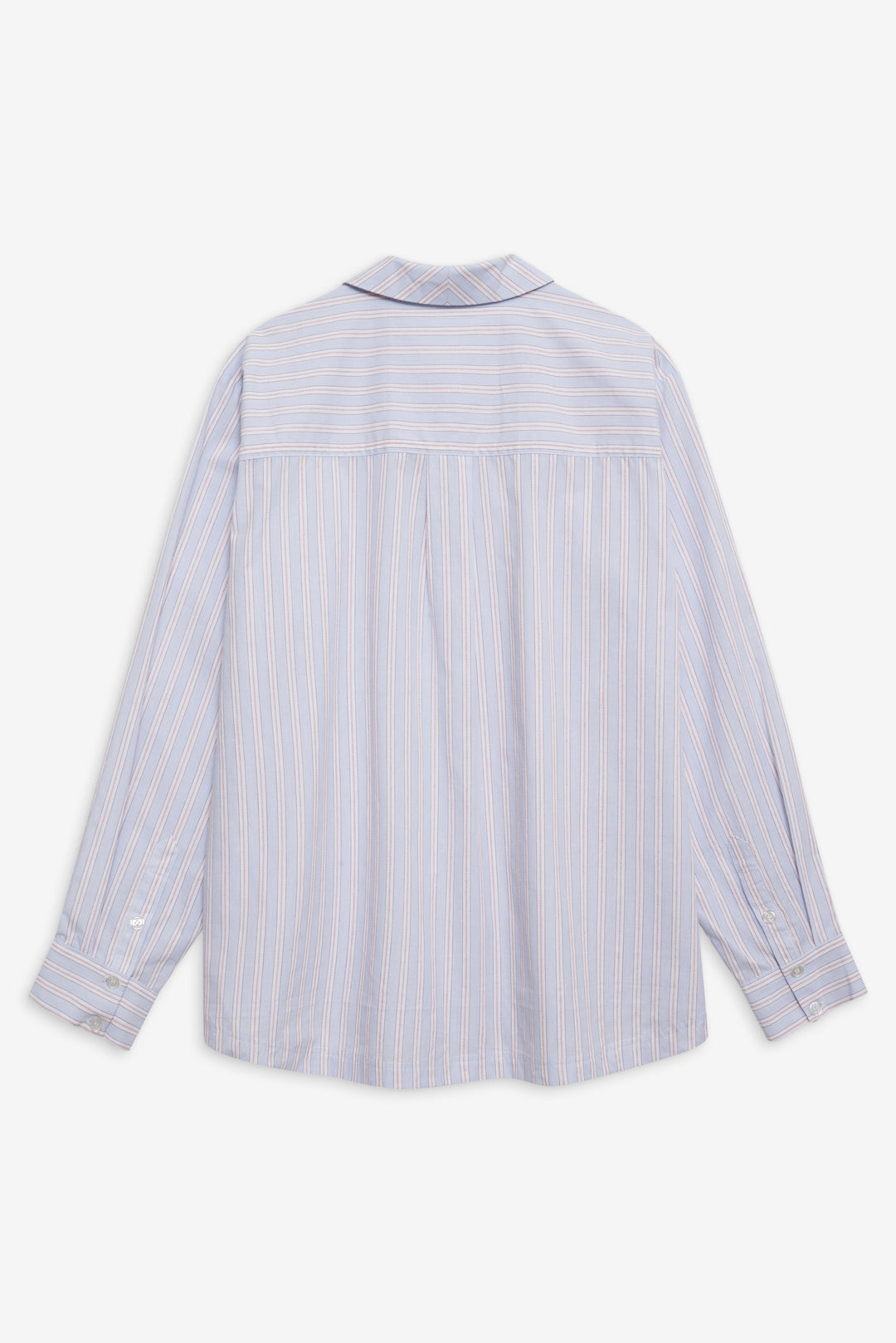 Lakeside Stripe Button Down Top — Blue
